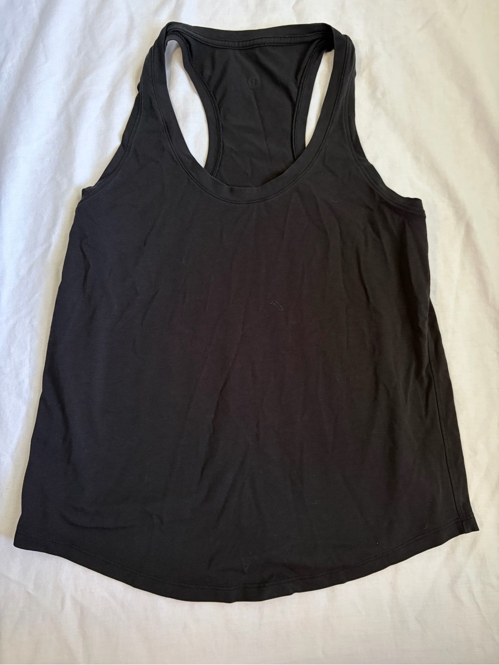 Lululemon Black Cool Racerback Tank Top - Size 8 (Approx)